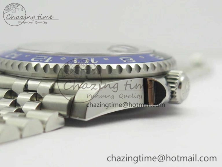 GMT-Master II 126710 BPF BLNR Black Blue Ceramic Maker Best Edition on SS Jubilee Bracelet A2836