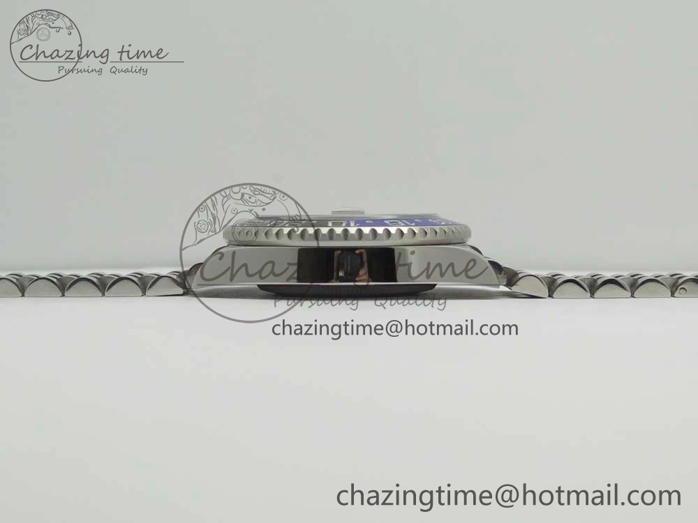 GMT-Master II 126710 BPF BLNR Black Blue Ceramic Maker Best Edition on SS Jubilee Bracelet A2836