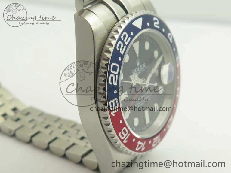 GMT-Master II 126710 BPF BLRO SS Black Dial On SS Jubilee Bracelet A2836