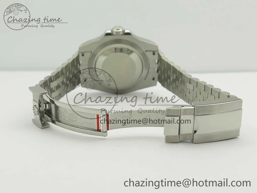 GMT-Master II 126710 Black Blue Ceramic Bezel 904L SS DJF Best Edition Black Dial on 904L Jubilee Bracelet A2836