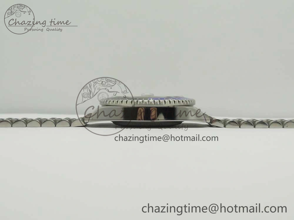 GMT-Master II 126710 Black Blue Ceramic Bezel 904L SS DJF Best Edition Black Dial on 904L Jubilee Bracelet A2836