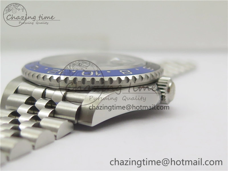 GMT-Master II 126710 Black Blue Ceramic Bezel 904L SS GMF 1:1 Best Edition Black Dial on 904L Jubilee Bracelet A3285