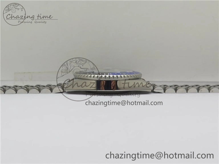 GMT-Master II 126710 Black Blue Ceramic Bezel 904L SS GMF 1:1 Best Edition Black Dial on 904L Jubilee Bracelet A3285
