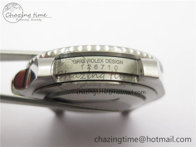 GMT-Master II 126710 Black Blue Ceramic Bezel 904L SS GMF 1:1 Best Edition Black Dial on 904L Jubilee Bracelet A3285