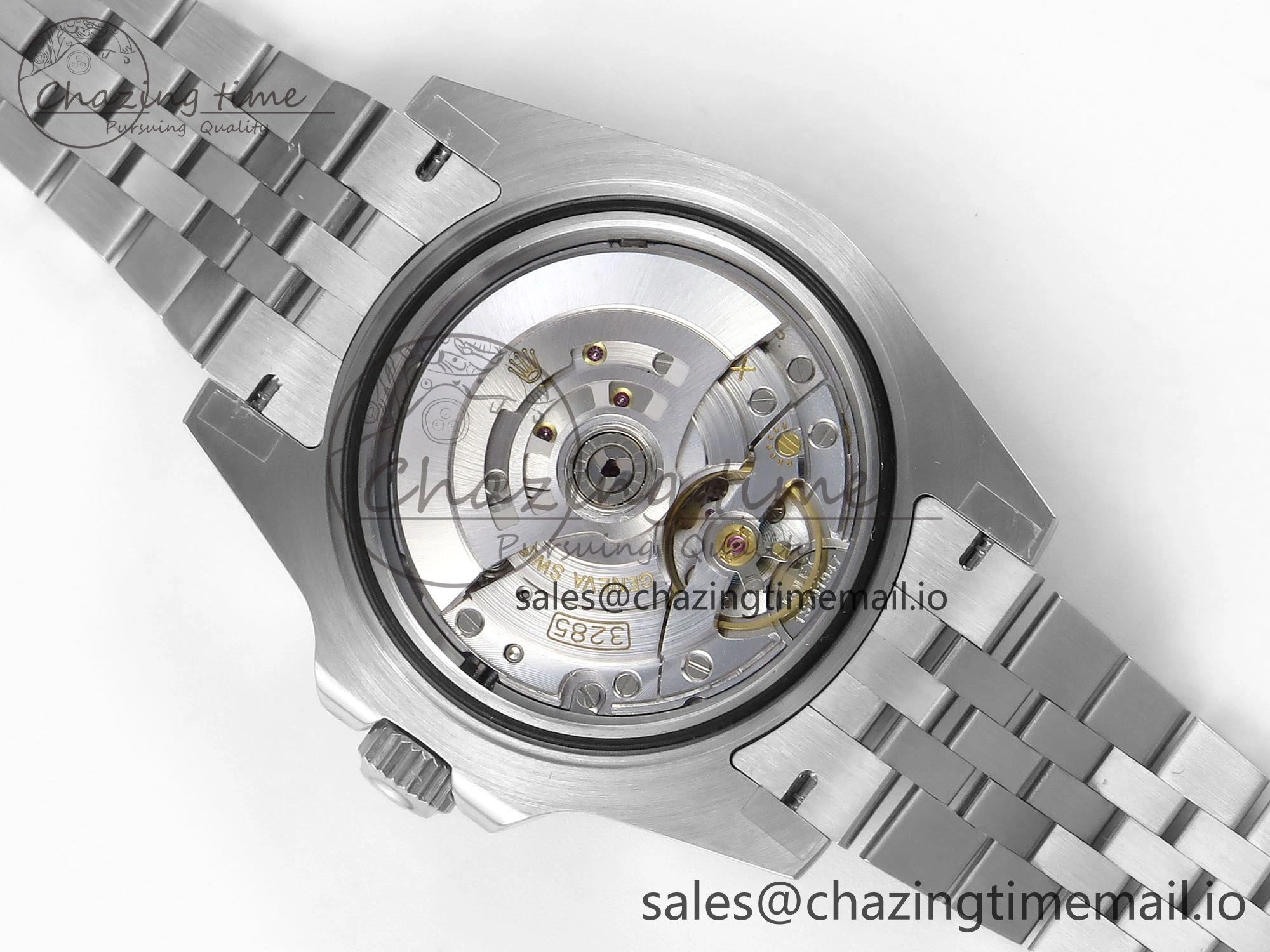 GMT-Master II 126710 Black Red Ceramic 904L QF 1:1 Best Edition on SS Jubilee Bracelet SH3285 V10