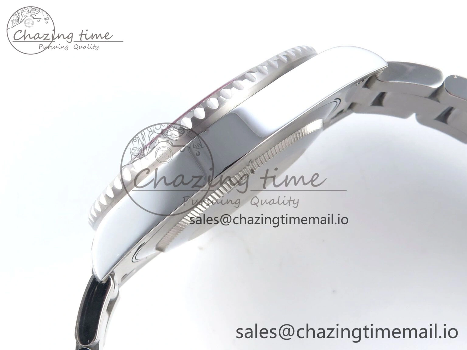 GMT-Master II 126710 Black Red Ceramic 904L QF 1:1 Best Edition on SS Oyster Bracelet SH3285 V10