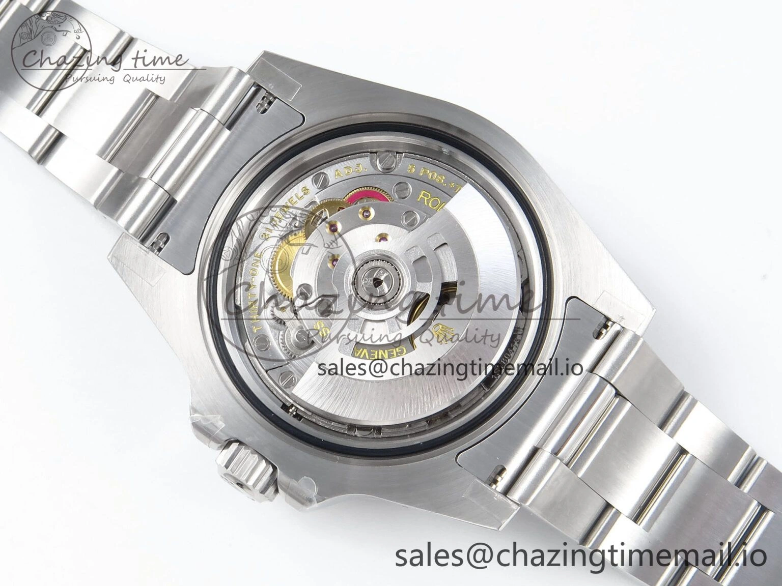 GMT-Master II 126710 Black Red Ceramic 904L QF 1:1 Best Edition on SS Oyster Bracelet SH3285 V10