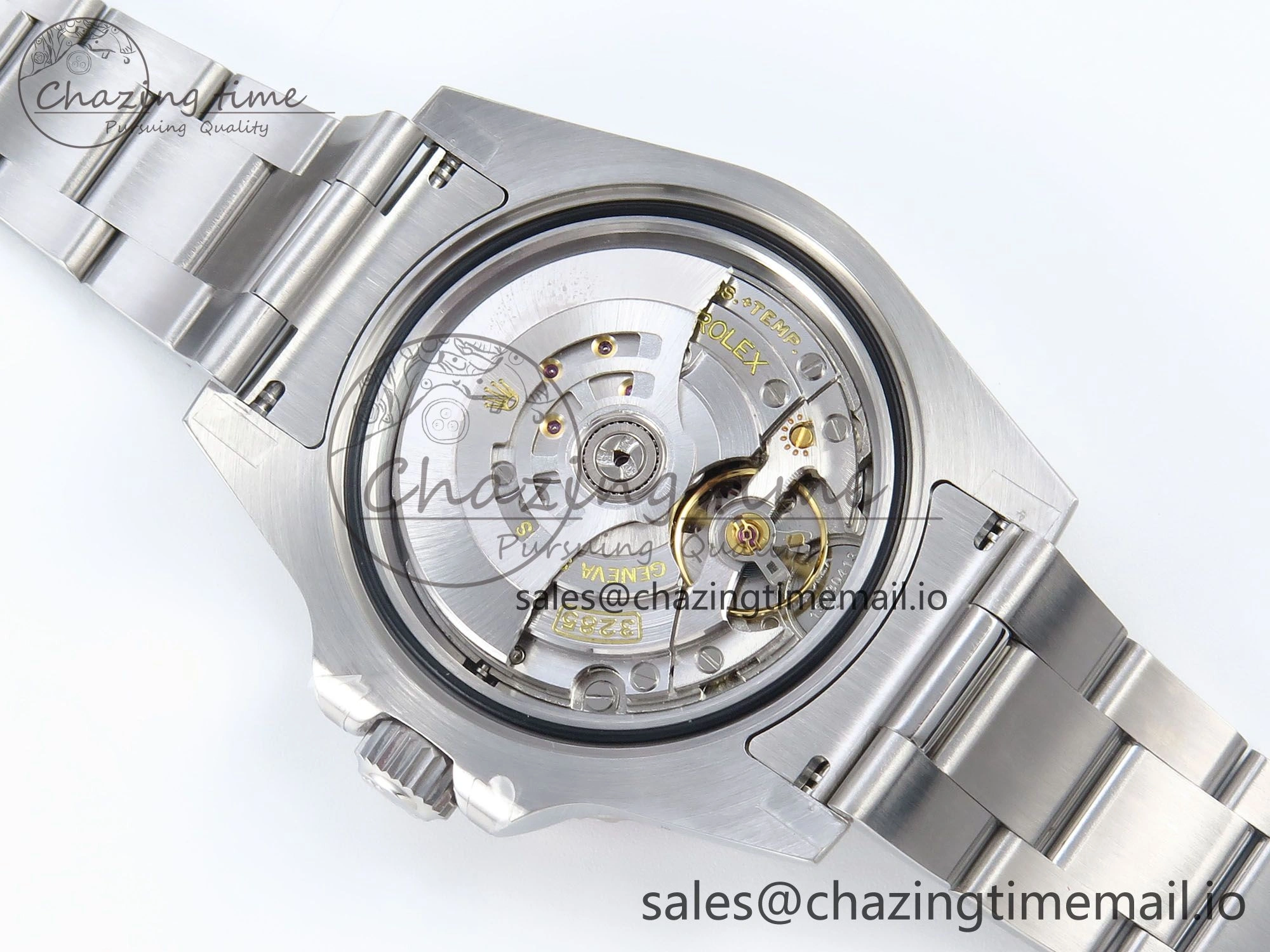 GMT-Master II 126710 Black Red Ceramic 904L QF 1:1 Best Edition on SS Oyster Bracelet SH3285 V10