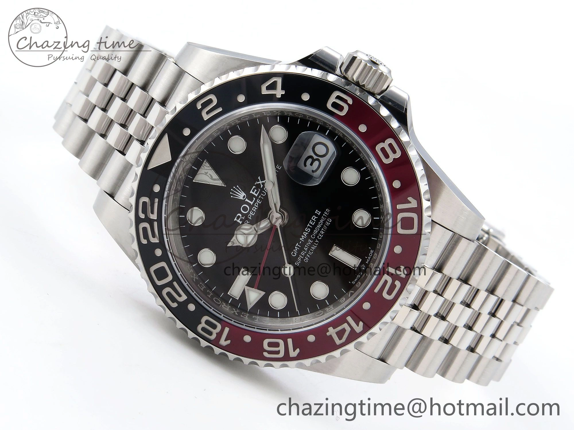 GMT-Master II 126710 Black Red Ceramic ARF Best Edition on Jubilee Bracelet VR3285 CHS