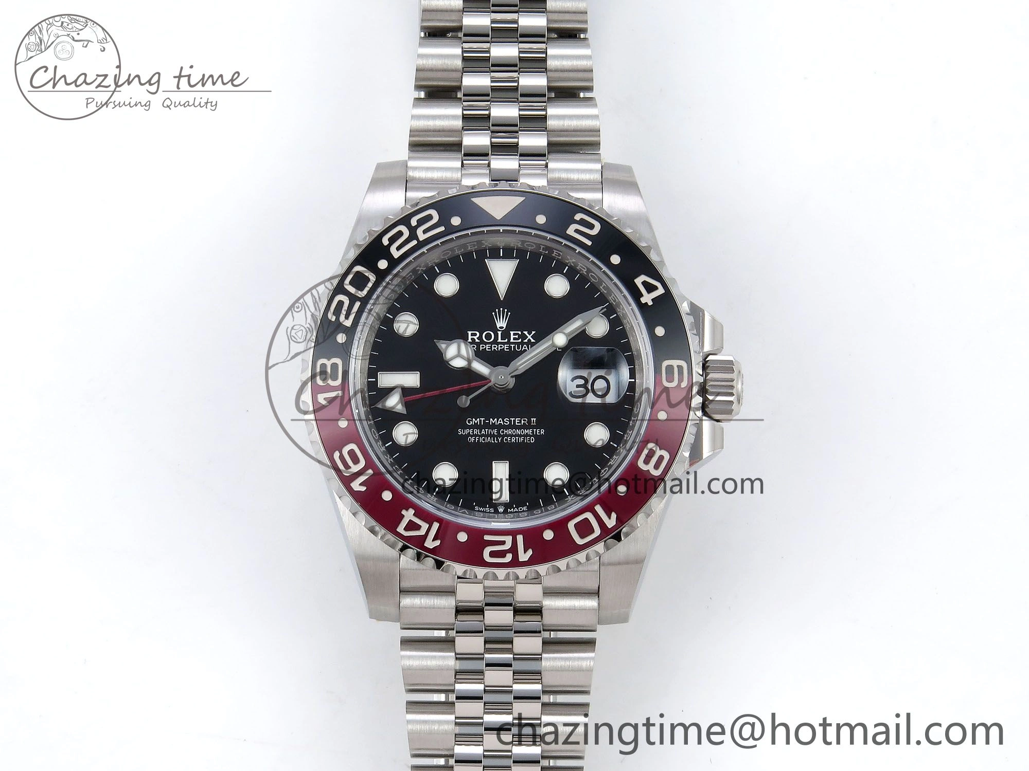 GMT-Master II 126710 Black Red Ceramic ARF Best Edition on Jubilee Bracelet VR3285 CHS