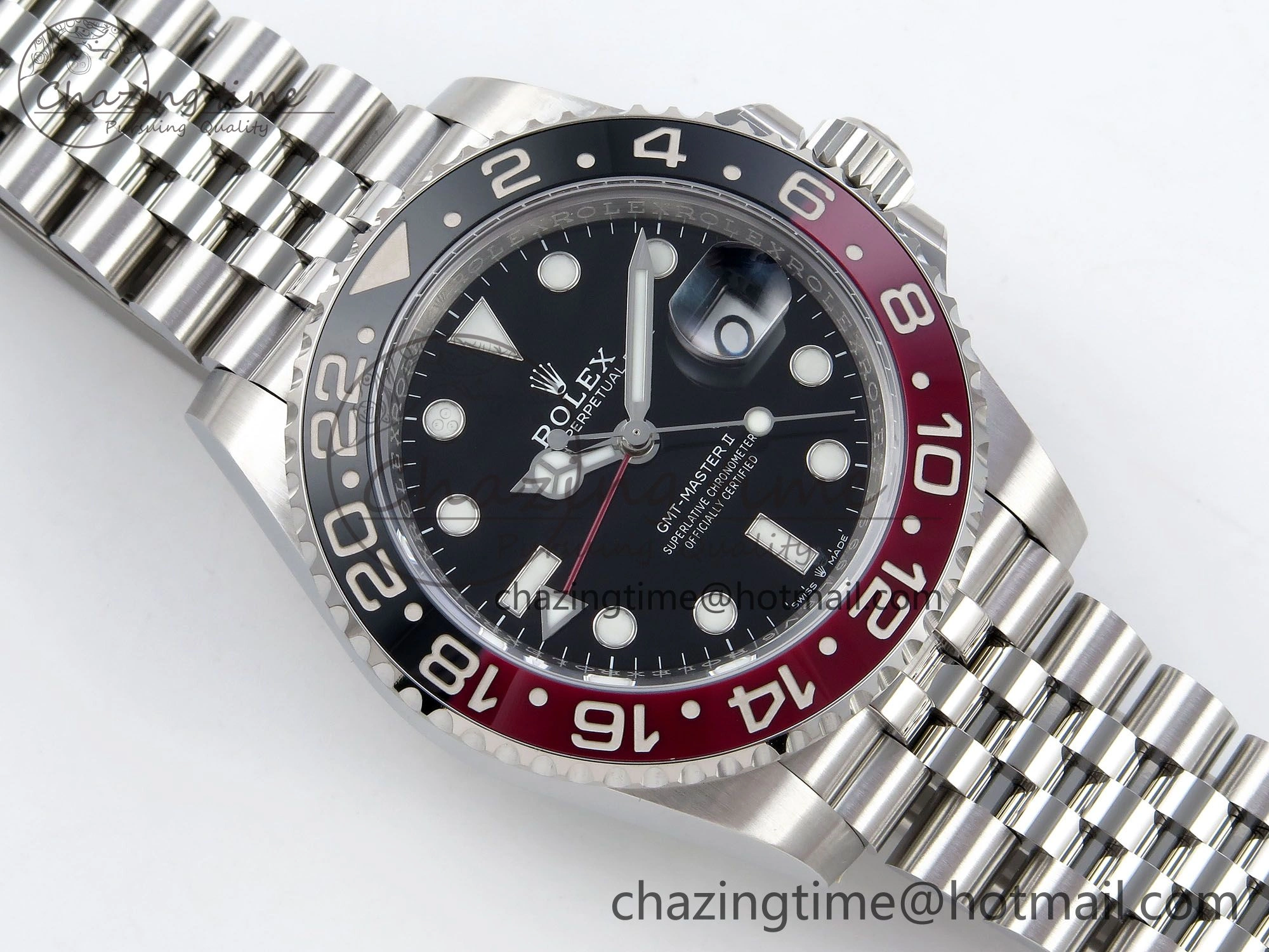 GMT-Master II 126710 Black Red Ceramic ARF Best Edition on Jubilee Bracelet VR3285 CHS