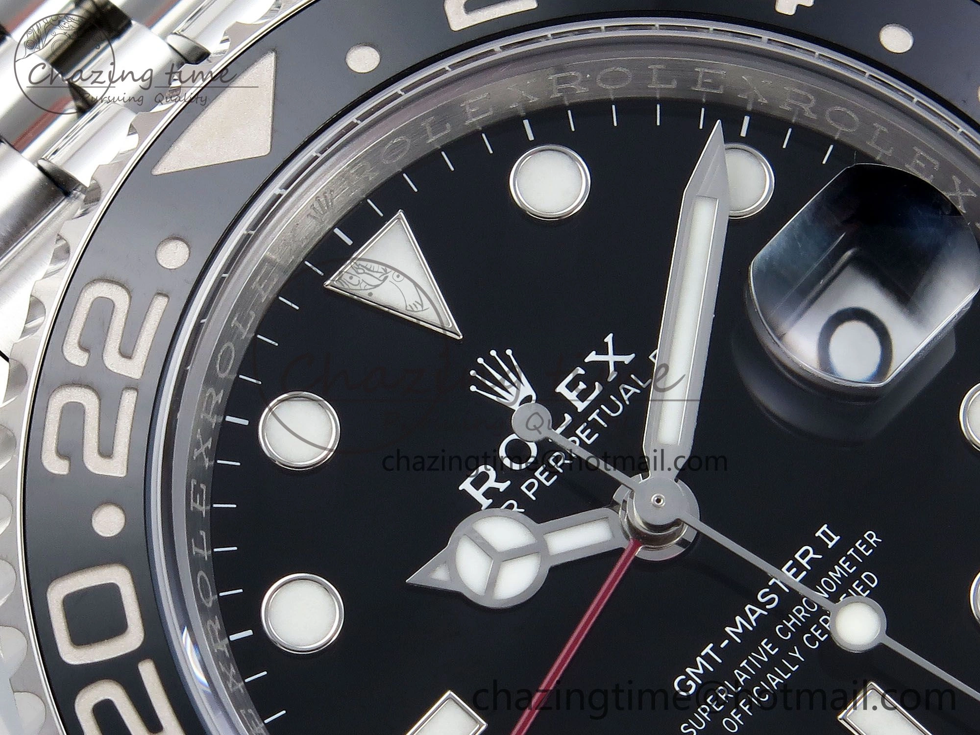 GMT-Master II 126710 Black Red Ceramic ARF Best Edition on Jubilee Bracelet VR3285 CHS