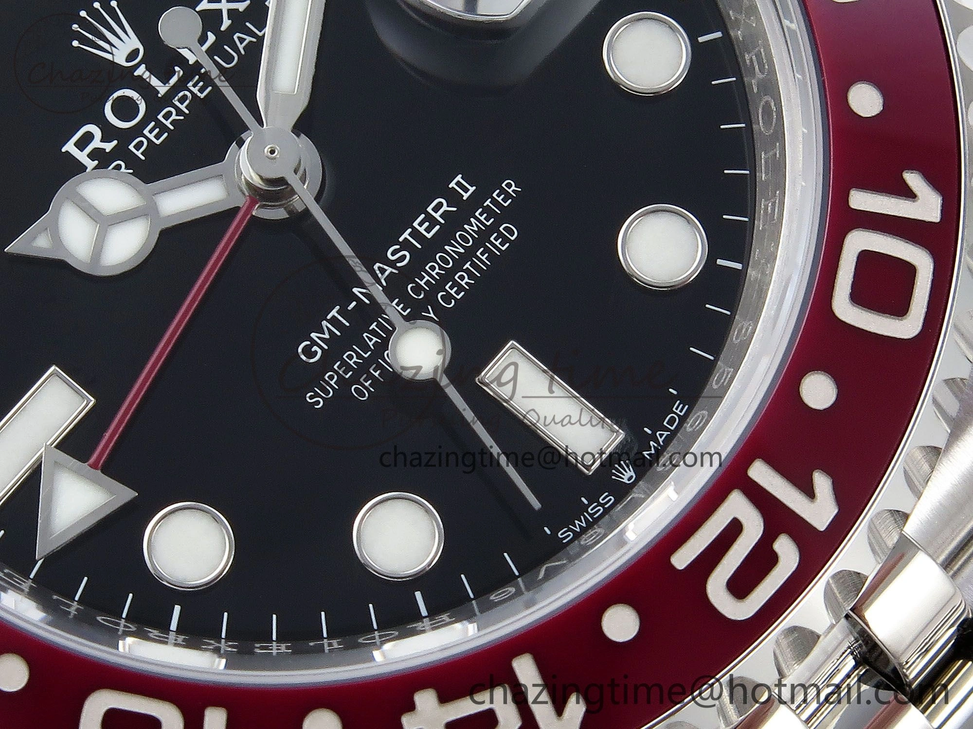 GMT-Master II 126710 Black Red Ceramic ARF Best Edition on Jubilee Bracelet VR3285 CHS