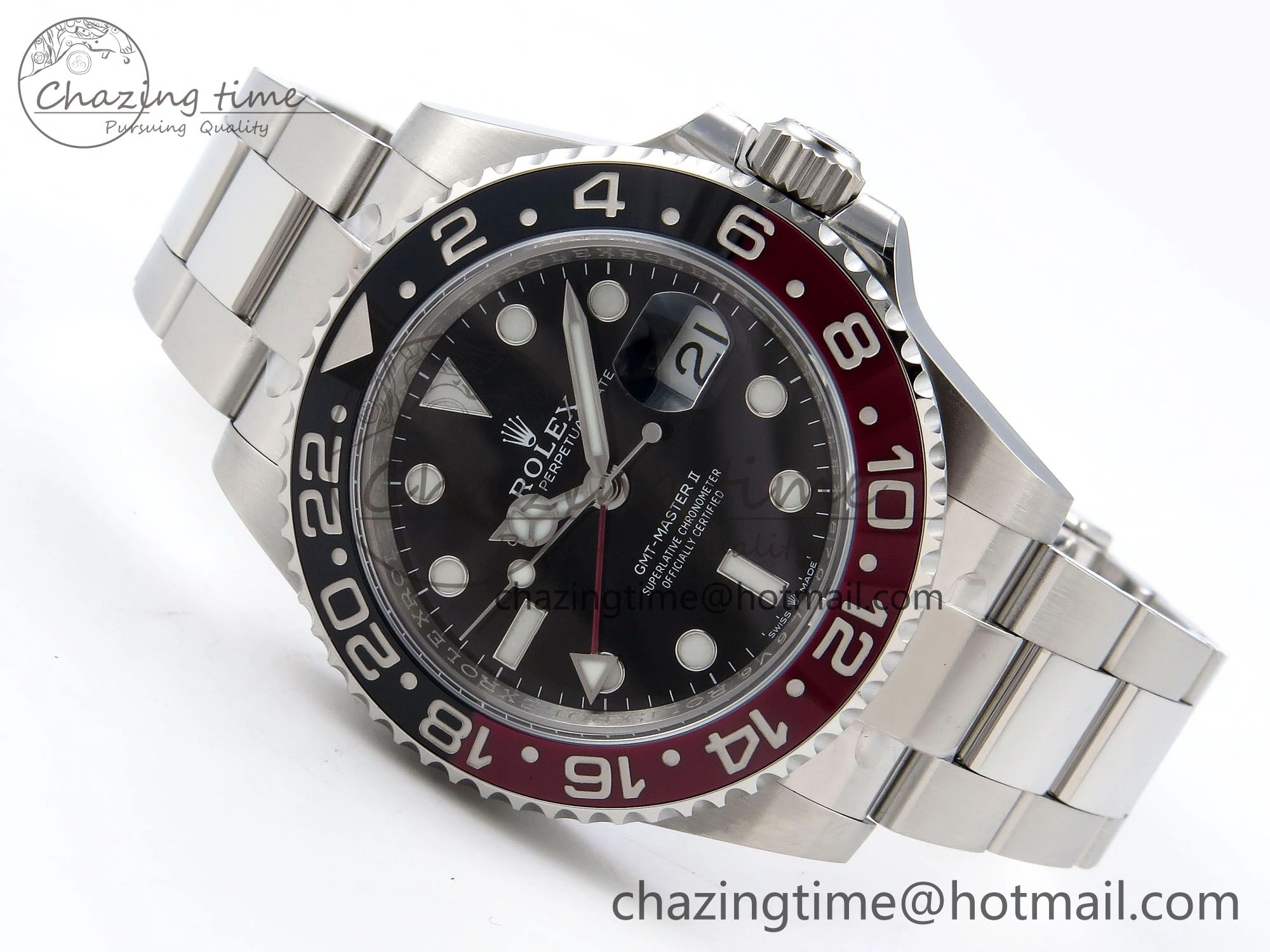GMT-Master II 126710 Black Red Ceramic ARF Best Edition on Oyster Bracelet VR3285 CHS