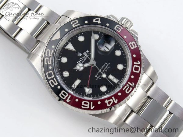 GMT-Master II 126710 Black Red Ceramic ARF Best Edition on Oyster Bracelet VR3285 CHS