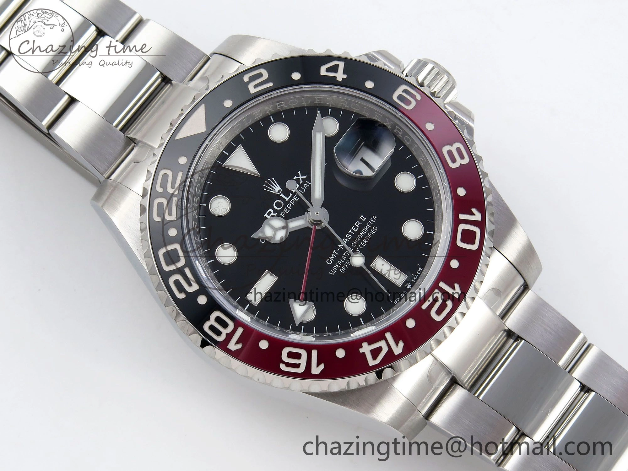 GMT-Master II 126710 Black Red Ceramic ARF Best Edition on Oyster Bracelet VR3285 CHS