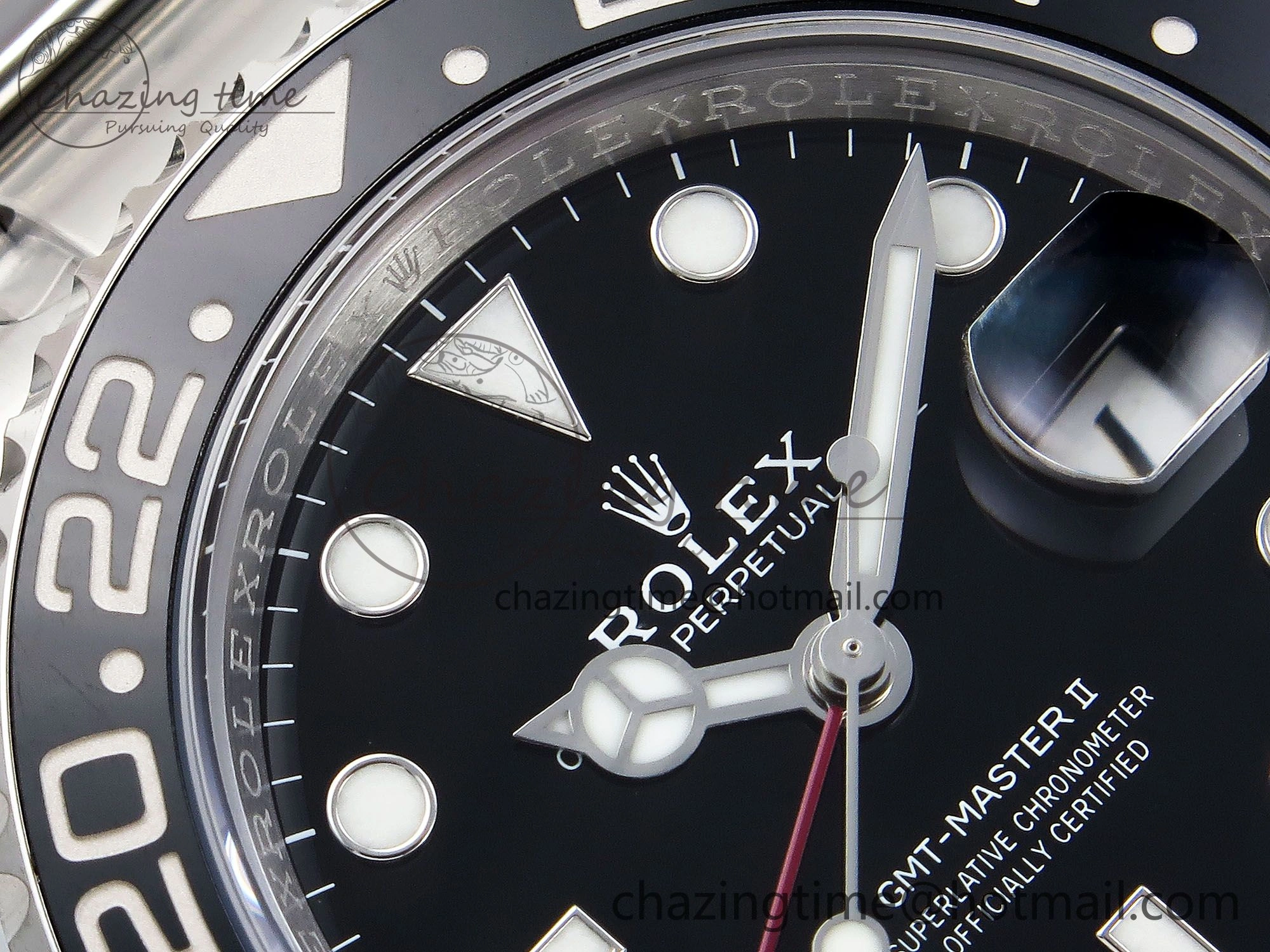 GMT-Master II 126710 Black Red Ceramic ARF Best Edition on Oyster Bracelet VR3285 CHS
