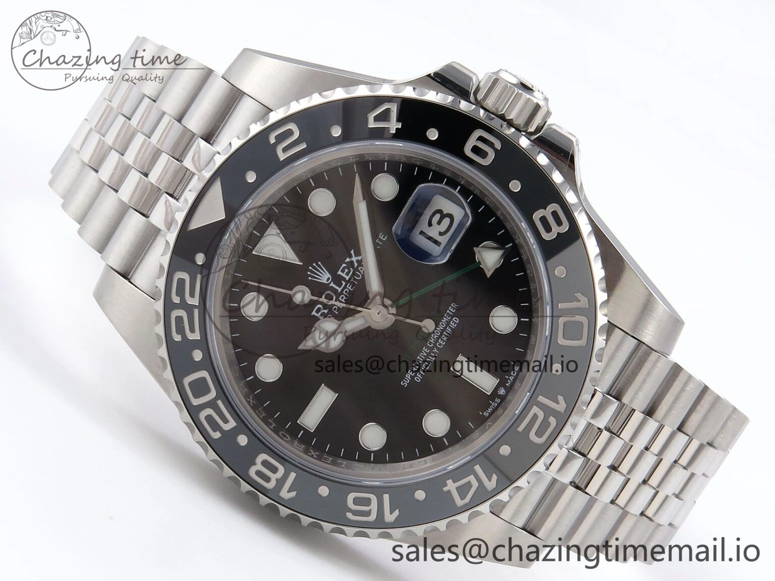 GMT-Master II 126710 GRNR 904L EF 1:1 Best Edition on Jubilee Bracelet SH3285 CHS