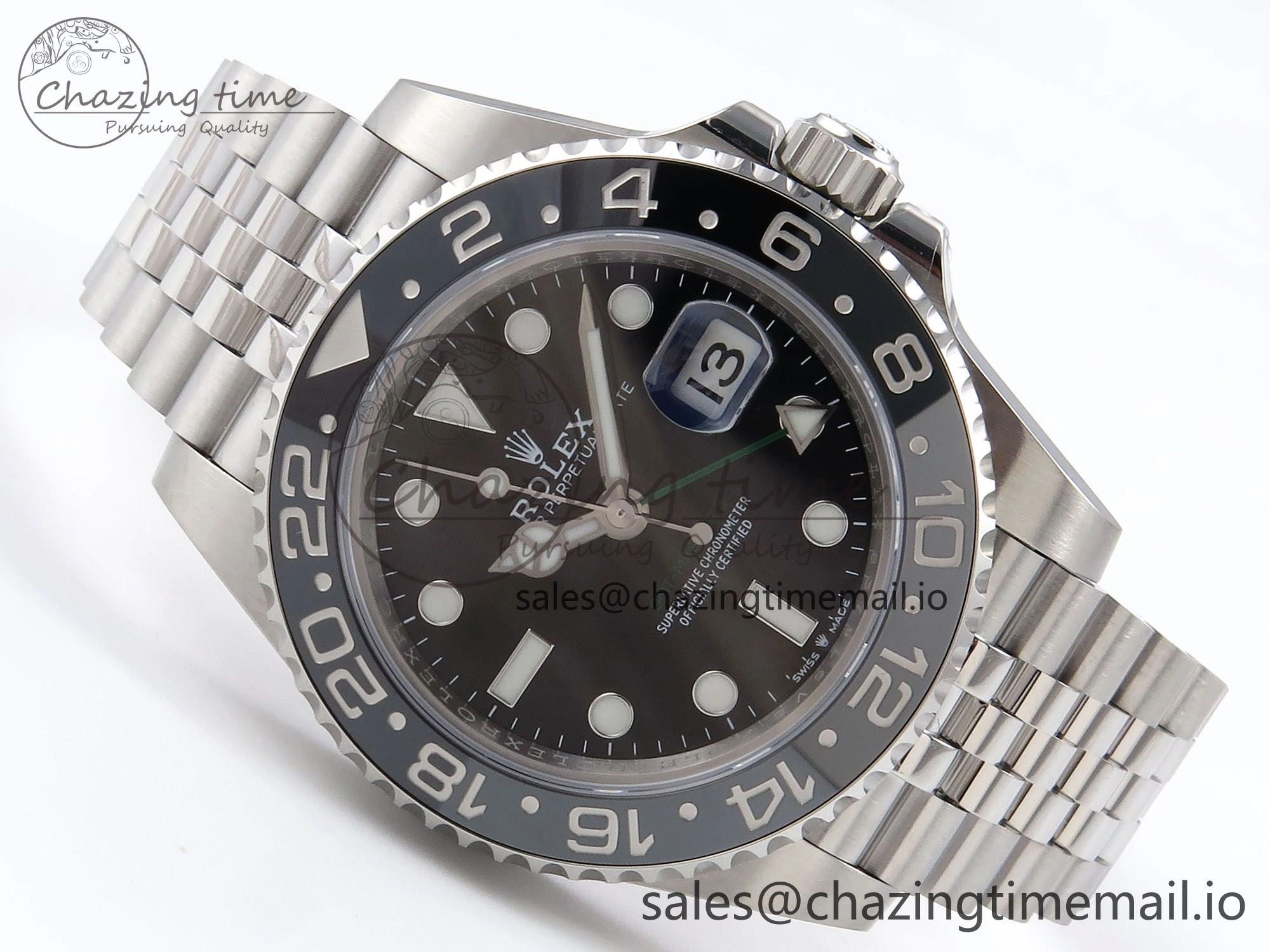 GMT-Master II 126710 GRNR 904L EF 1:1 Best Edition on Jubilee Bracelet SH3285 CHS