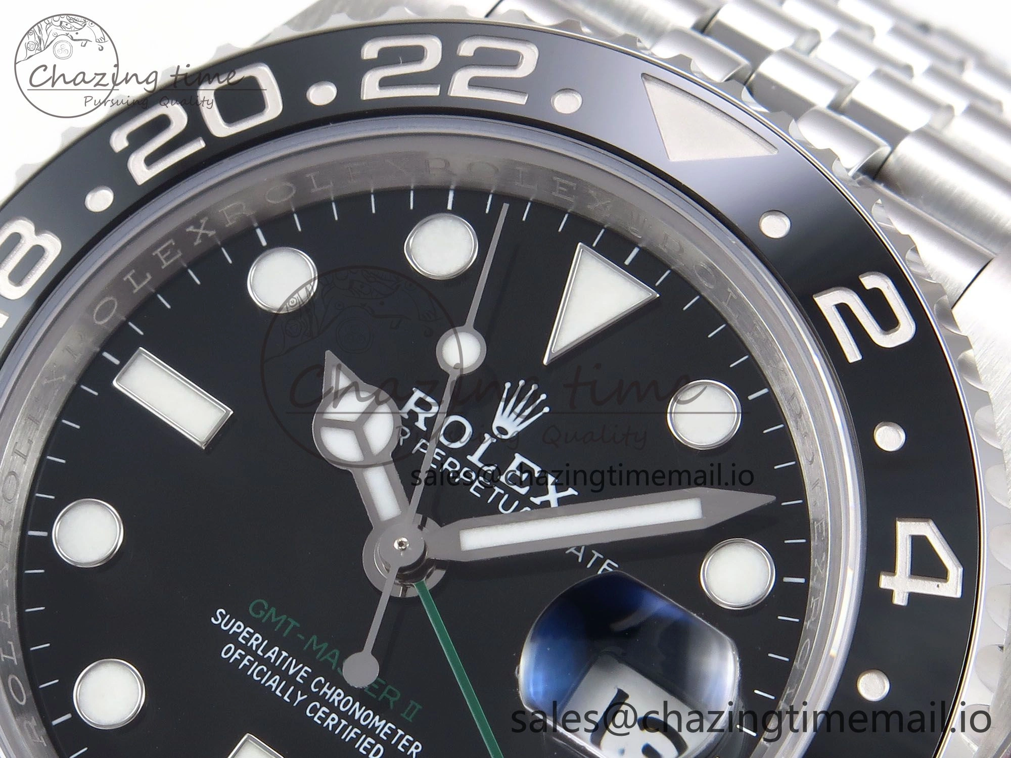 GMT-Master II 126710 GRNR 904L EF 1:1 Best Edition on Jubilee Bracelet SH3285 CHS