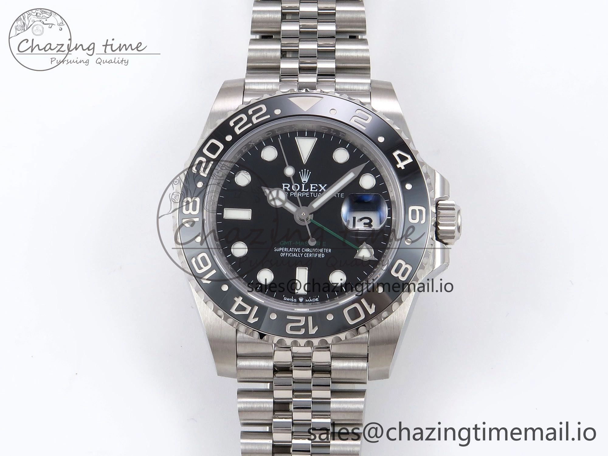 GMT-Master II 126710 GRNR 904L EF 1:1 Best Edition on Jubilee Bracelet SH3285 CHS