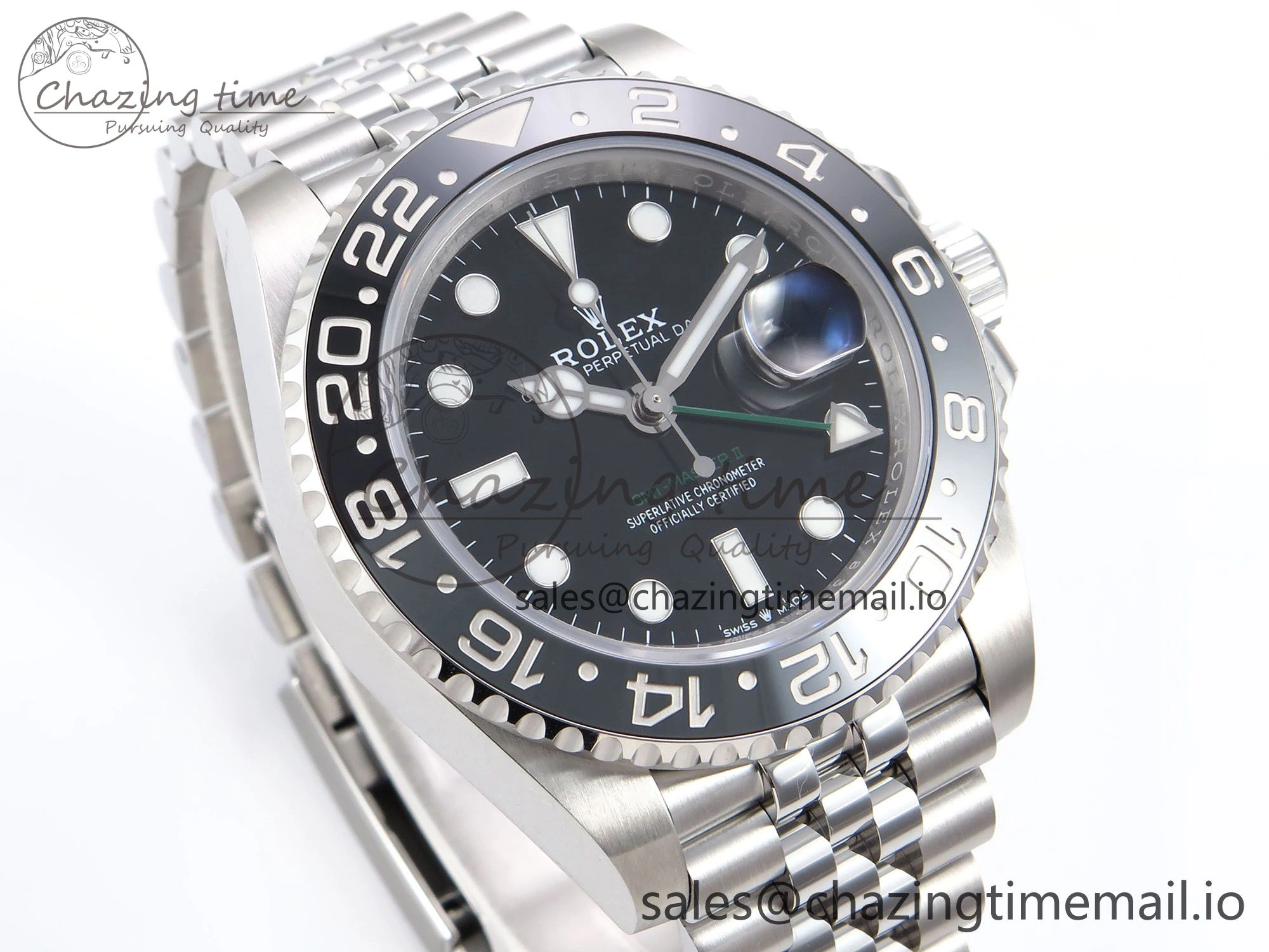 GMT-Master II 126710 GRNR 904L EF 1:1 Best Edition on Jubilee Bracelet SH3285 CHS