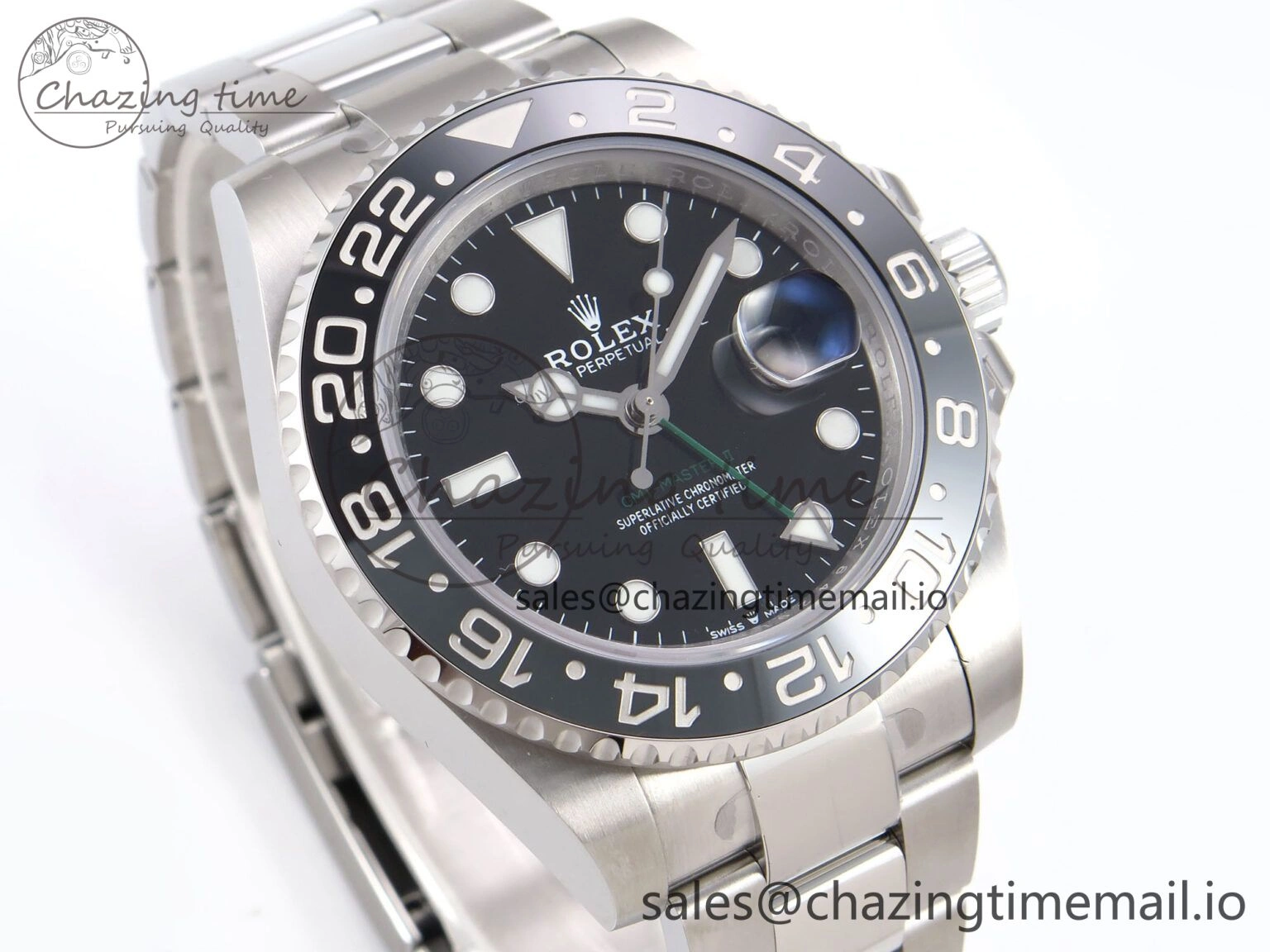 GMT-Master II 126710 GRNR 904L EF 1:1 Best Edition on Oyster Bracelet SH3285 CHS