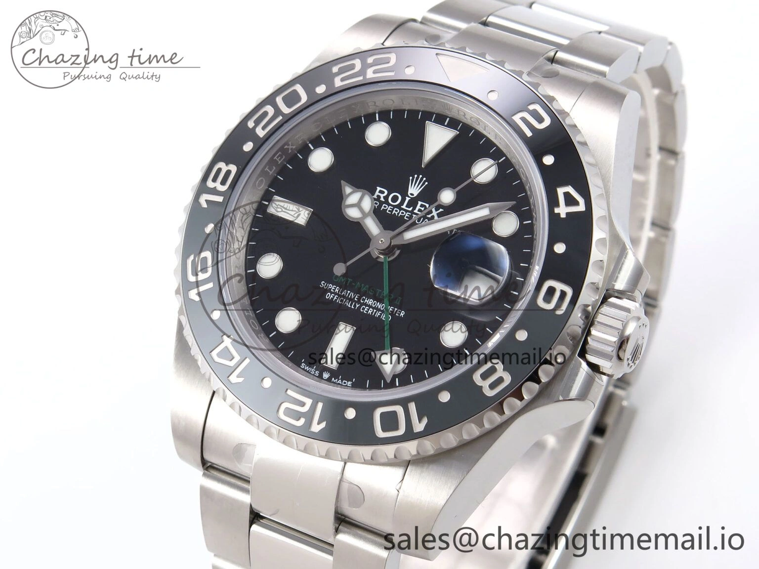 GMT-Master II 126710 GRNR 904L EF 1:1 Best Edition on Oyster Bracelet SH3285 CHS