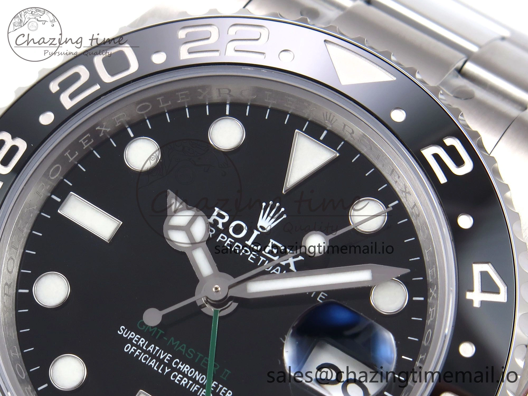 GMT-Master II 126710 GRNR 904L EF 1:1 Best Edition on Oyster Bracelet SH3285 CHS