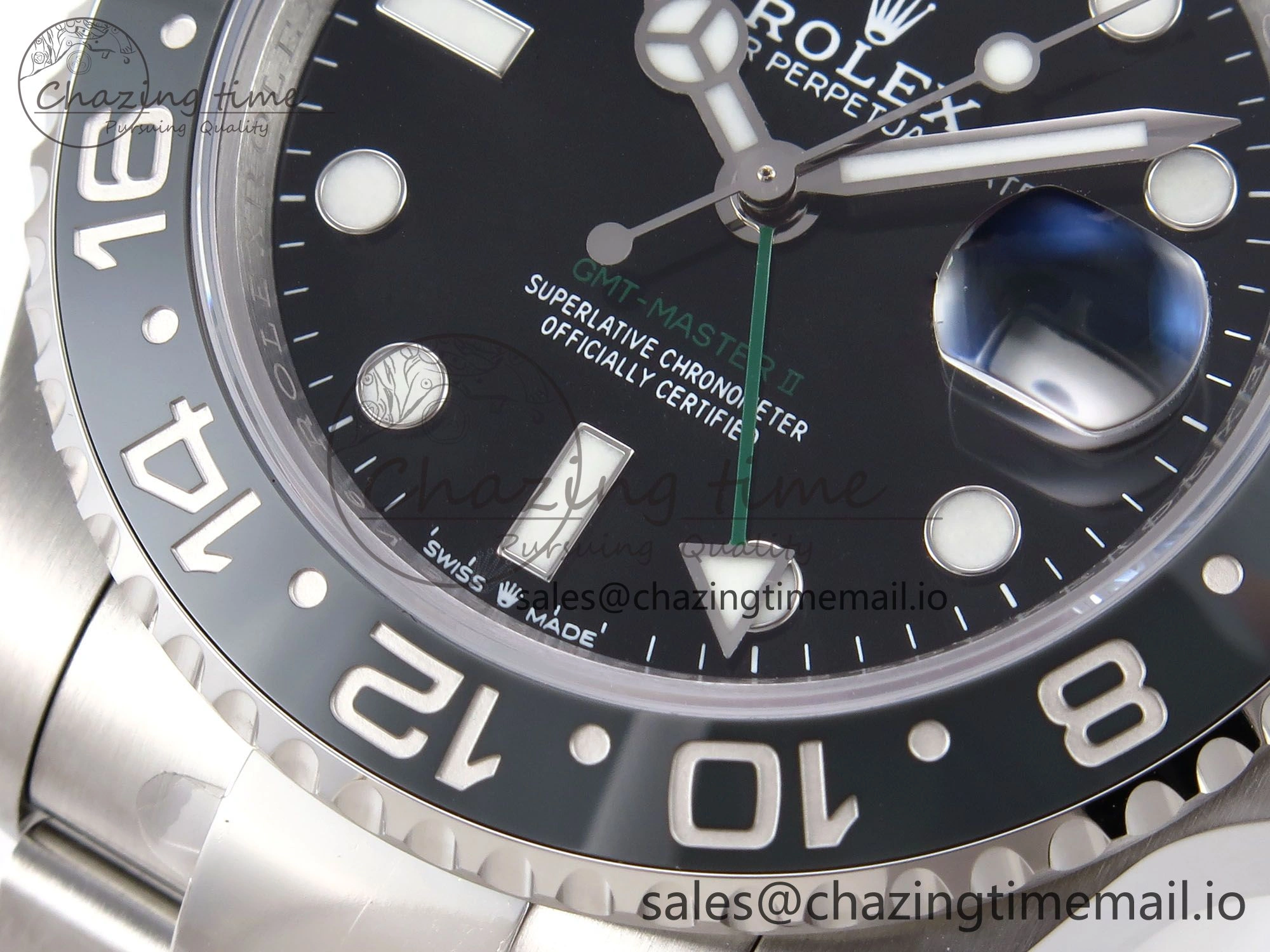 GMT-Master II 126710 GRNR 904L EF 1:1 Best Edition on Oyster Bracelet SH3285 CHS