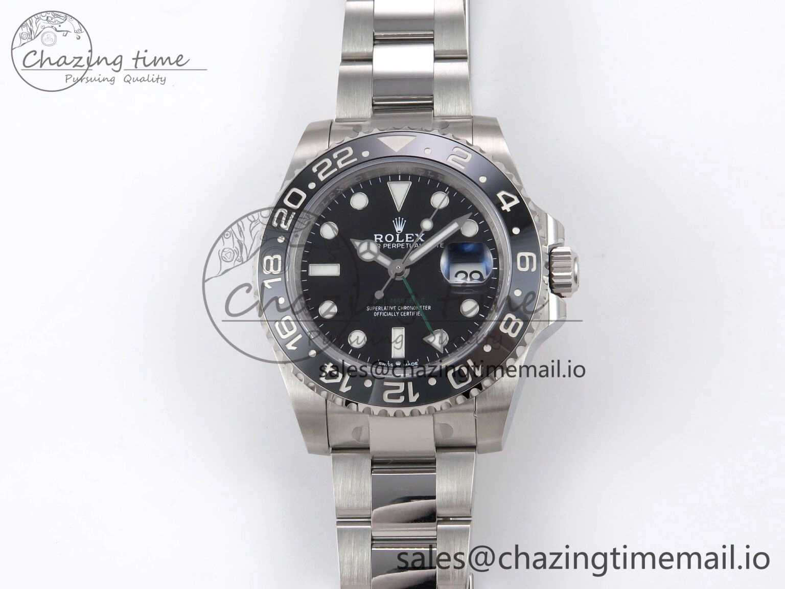 GMT-Master II 126710 GRNR 904L EF 1:1 Best Edition on Oyster Bracelet SH3285 CHS