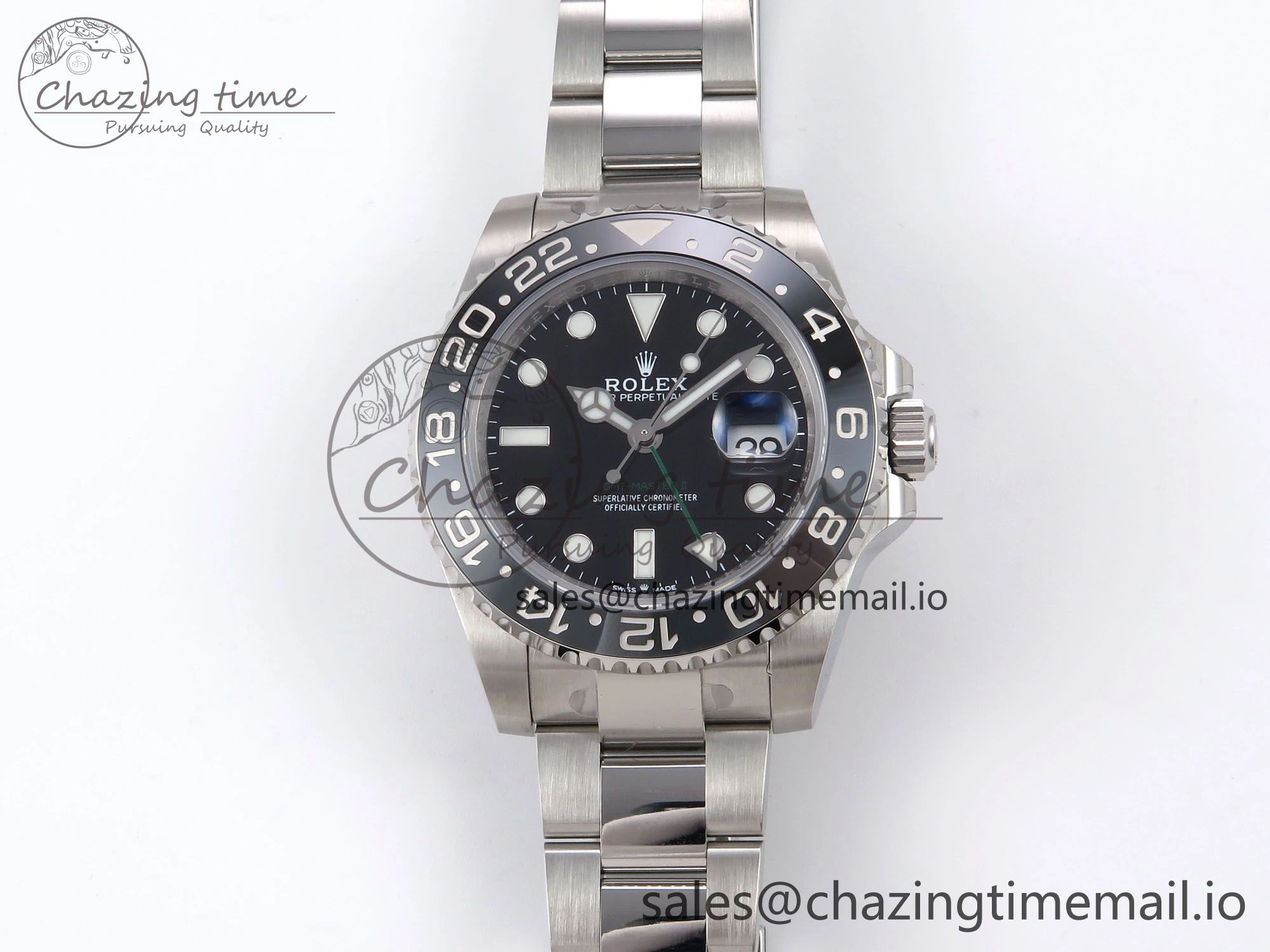 GMT-Master II 126710 GRNR 904L EF 1:1 Best Edition on Oyster Bracelet SH3285 CHS