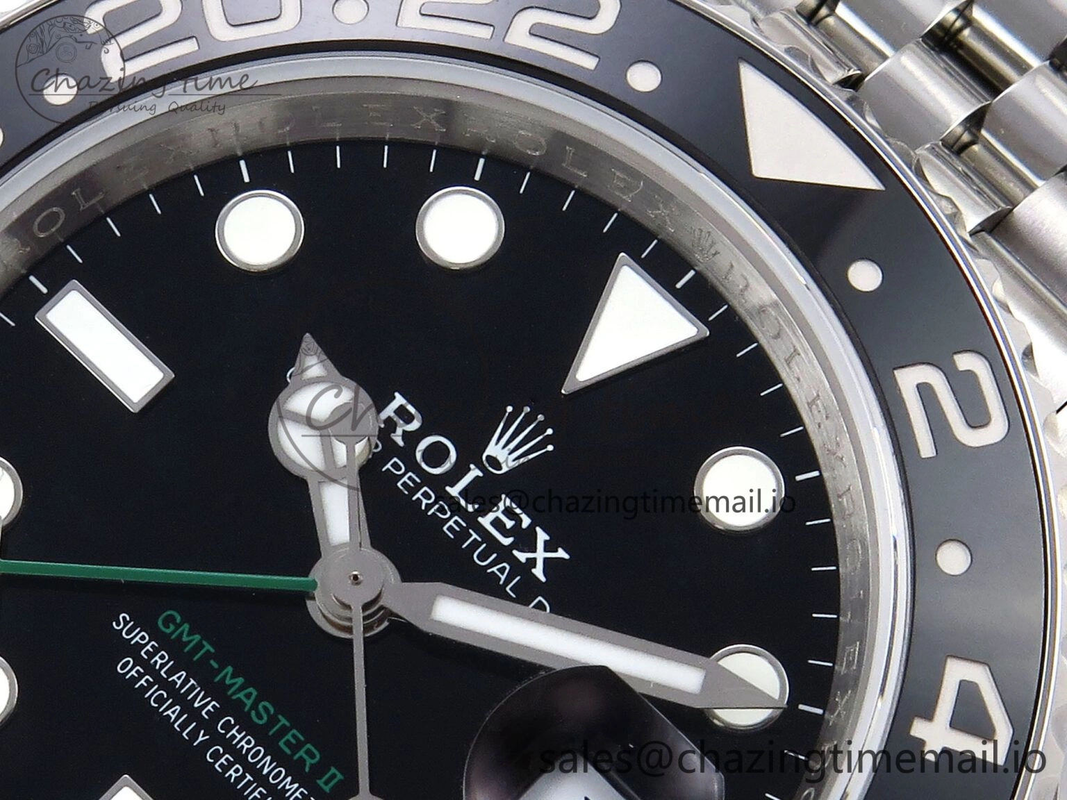 GMT-Master II 126710 GRNR 904L QF 1:1 Best Edition on Jubilee Bracelet SH3285 V6