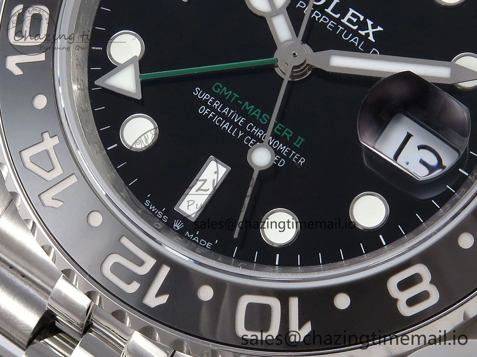 GMT-Master II 126710 GRNR 904L QF 1:1 Best Edition on Jubilee Bracelet SH3285 V6