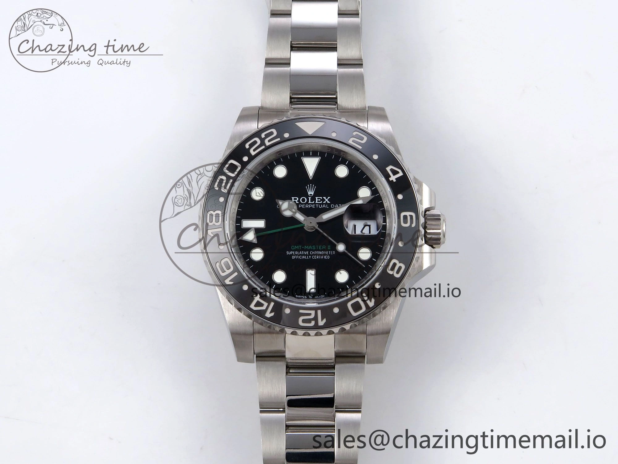 GMT-Master II 126710 GRNR 904L QF 1:1 Best Edition on Oyster Bracelet SH3285 V6