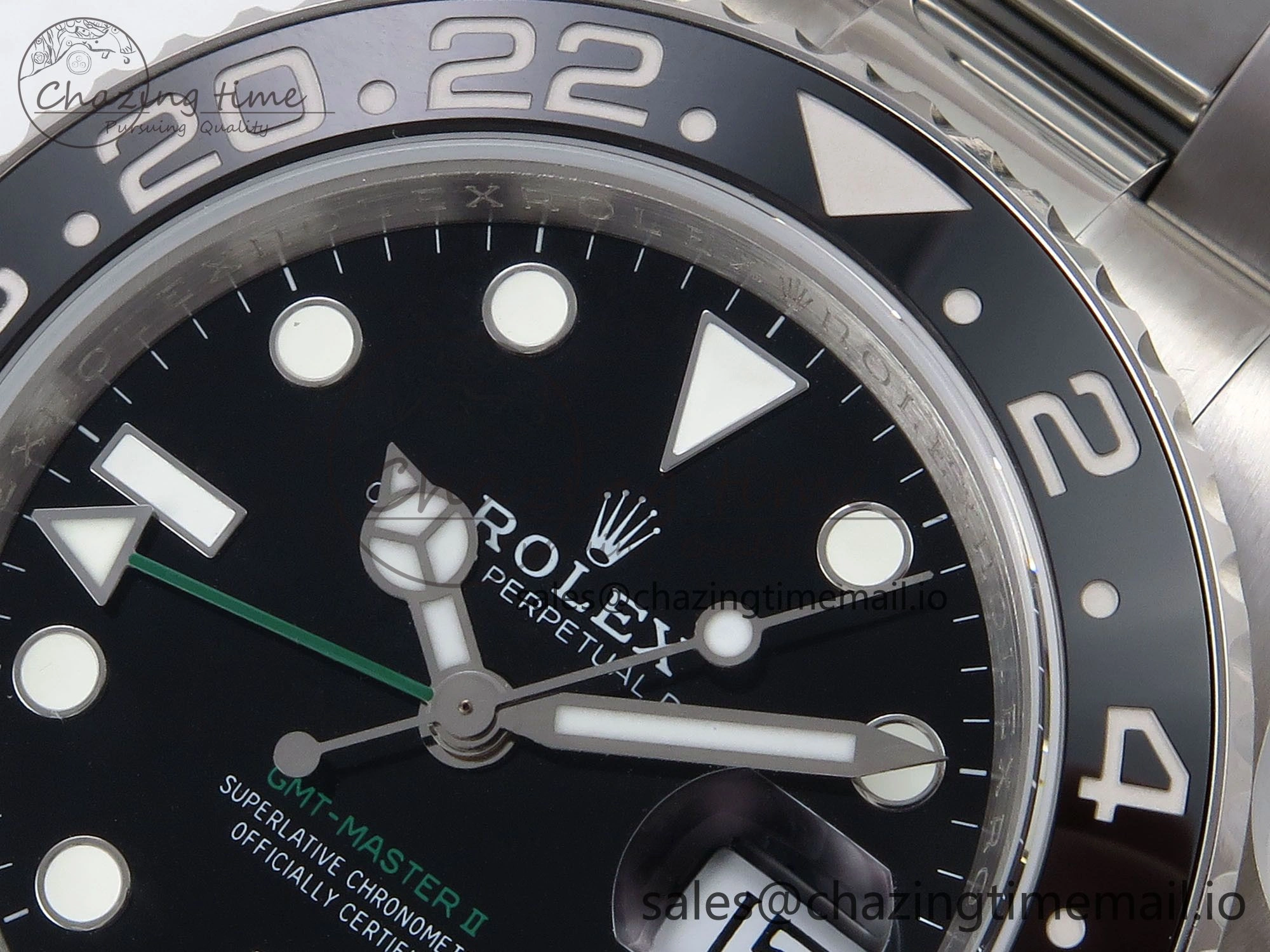 GMT-Master II 126710 GRNR 904L QF 1:1 Best Edition on Oyster Bracelet SH3285 V6