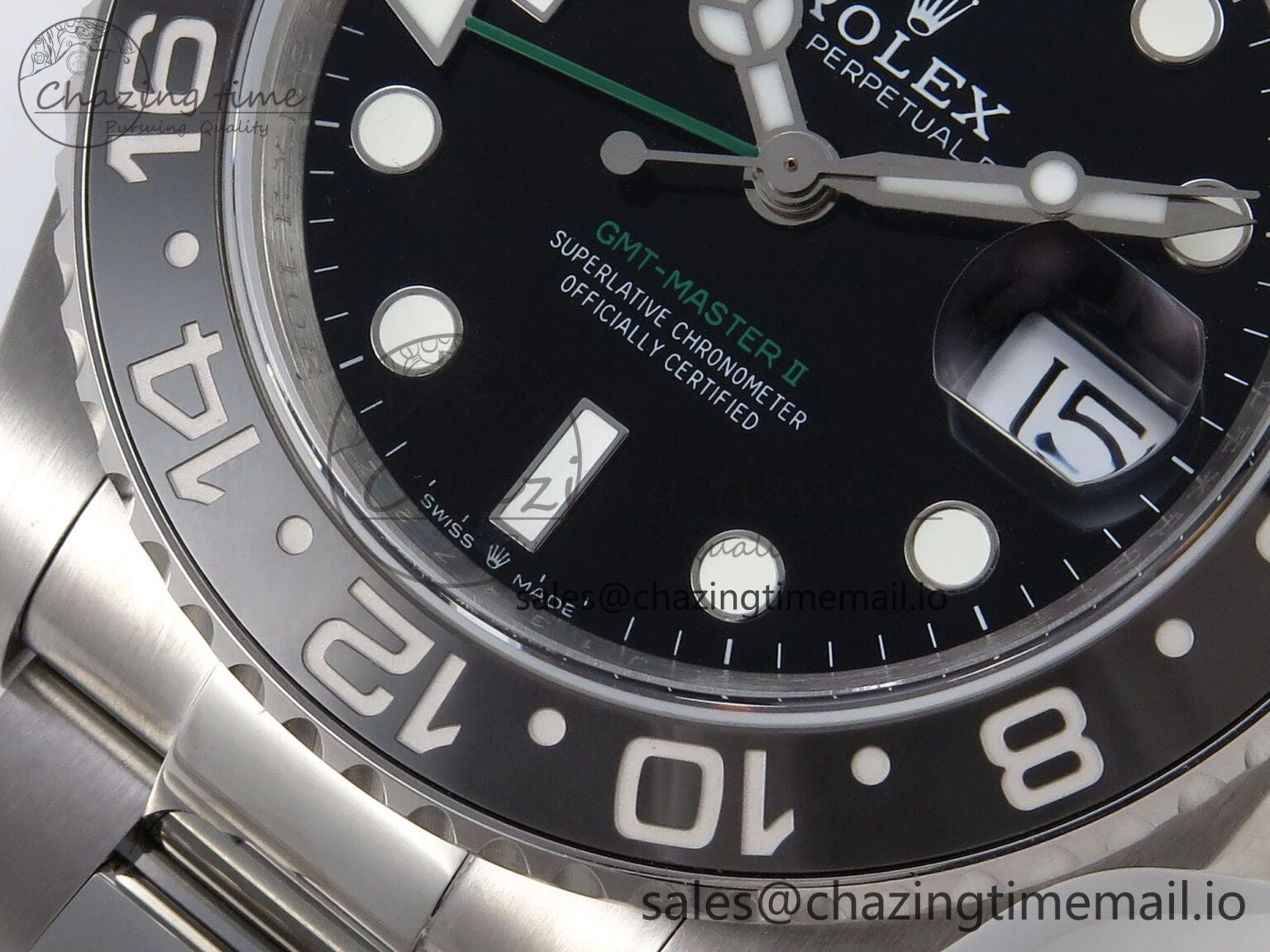 GMT-Master II 126710 GRNR 904L QF 1:1 Best Edition on Oyster Bracelet SH3285 V6