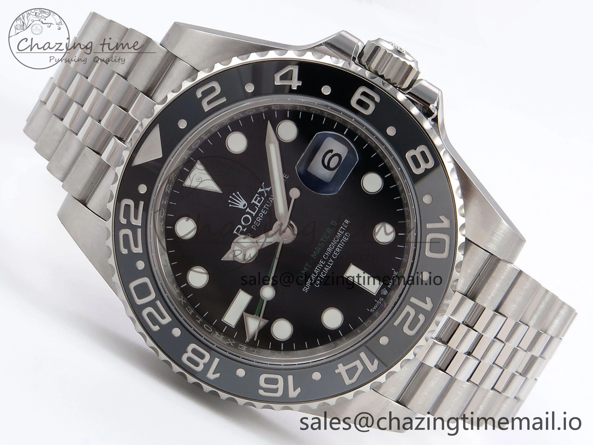 GMT-Master II 126710 GRNR 904L THBF 1:1 Best Edition on Jubilee Bracelet SH3285 CHS