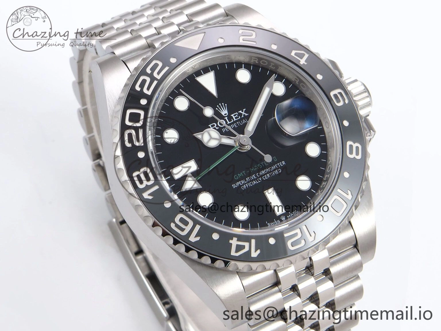 GMT-Master II 126710 GRNR 904L THBF 1:1 Best Edition on Jubilee Bracelet SH3285 CHS