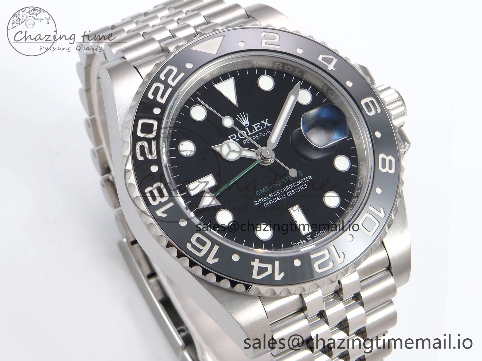 GMT-Master II 126710 GRNR 904L THBF 1:1 Best Edition on Jubilee Bracelet SH3285 CHS