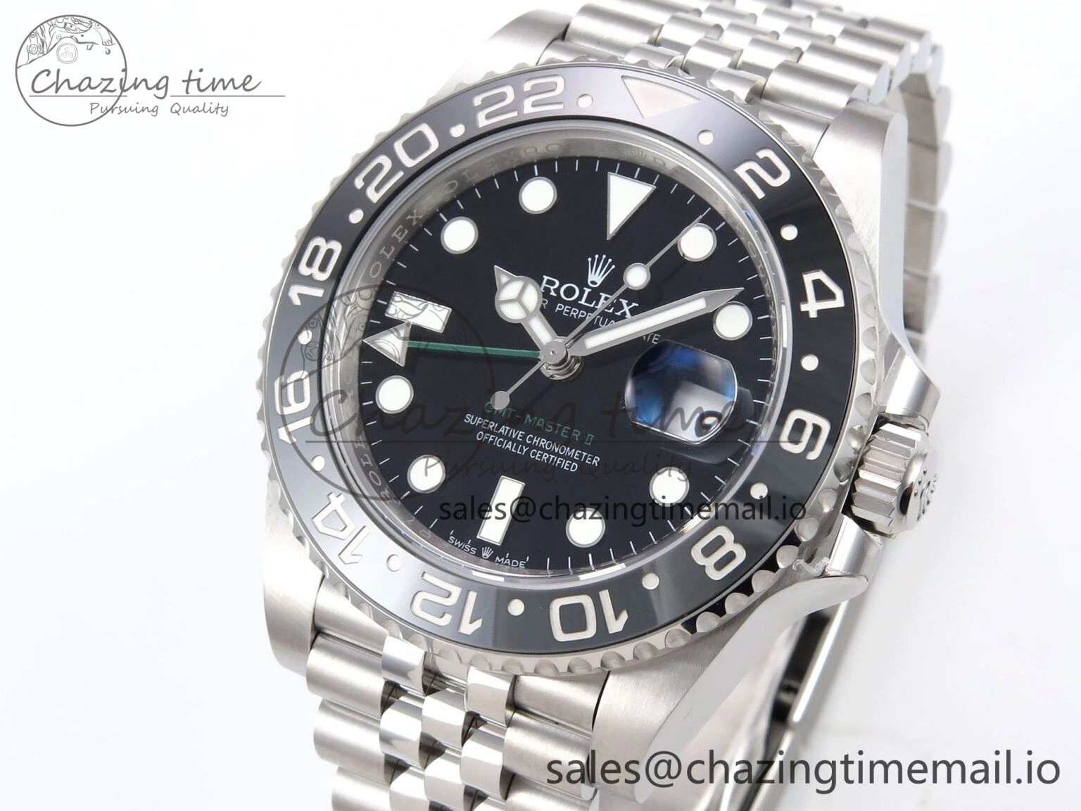 GMT-Master II 126710 GRNR 904L THBF 1:1 Best Edition on Jubilee Bracelet SH3285 CHS