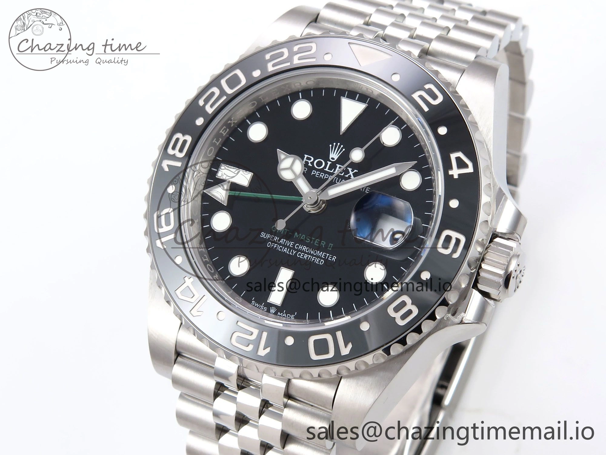 GMT-Master II 126710 GRNR 904L THBF 1:1 Best Edition on Jubilee Bracelet SH3285 CHS