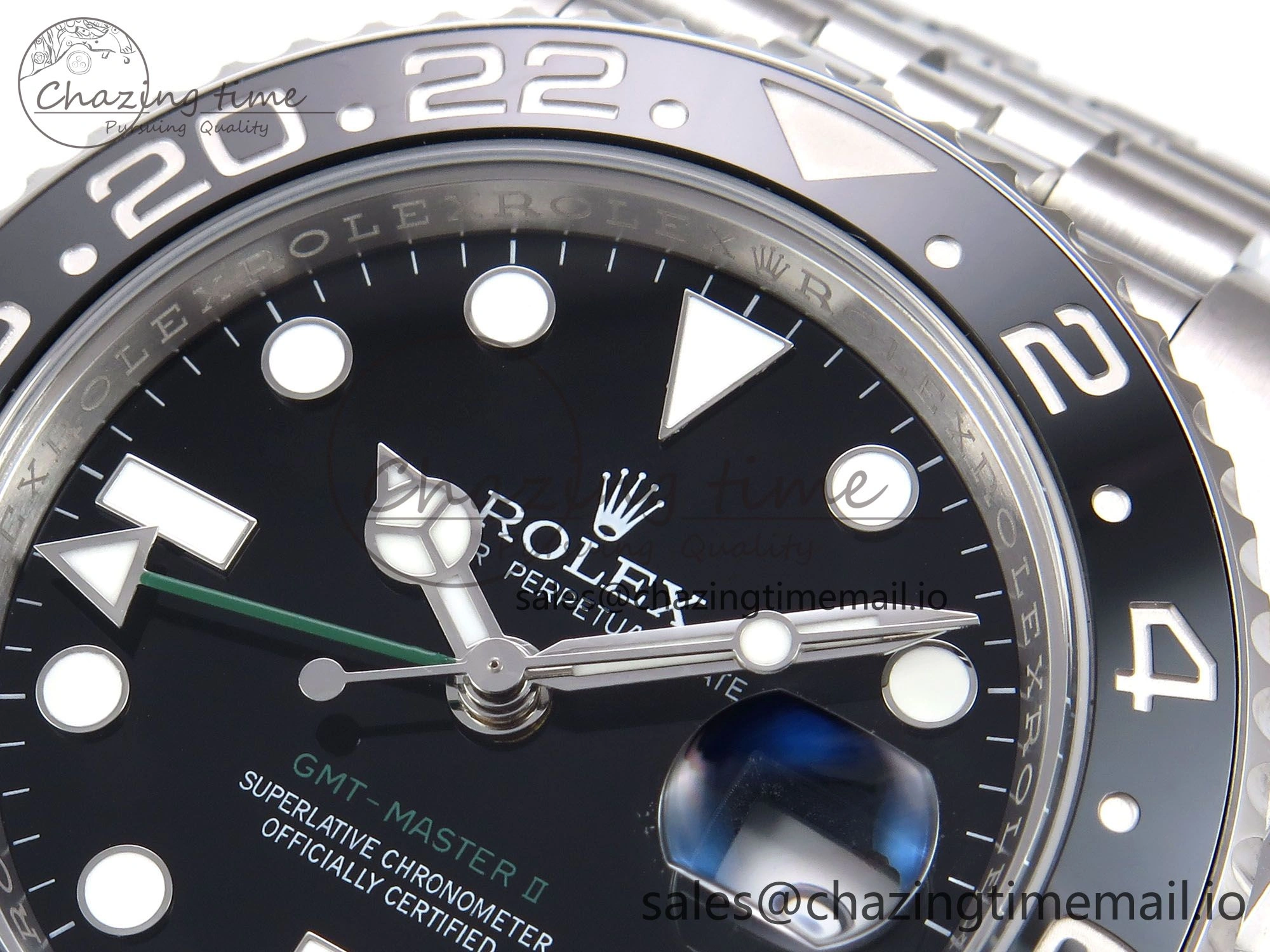 GMT-Master II 126710 GRNR 904L THBF 1:1 Best Edition on Jubilee Bracelet SH3285 CHS