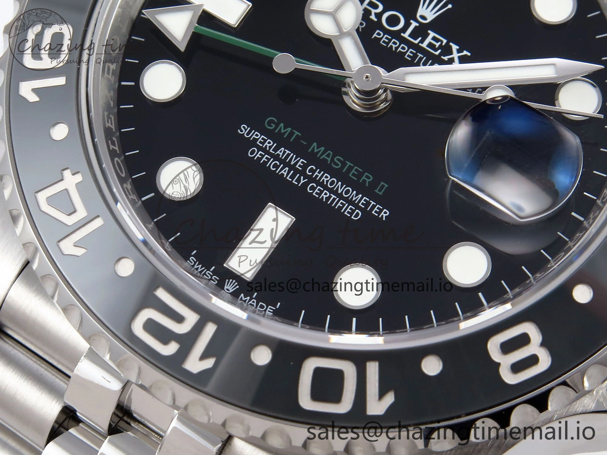 GMT-Master II 126710 GRNR 904L THBF 1:1 Best Edition on Jubilee Bracelet SH3285 CHS