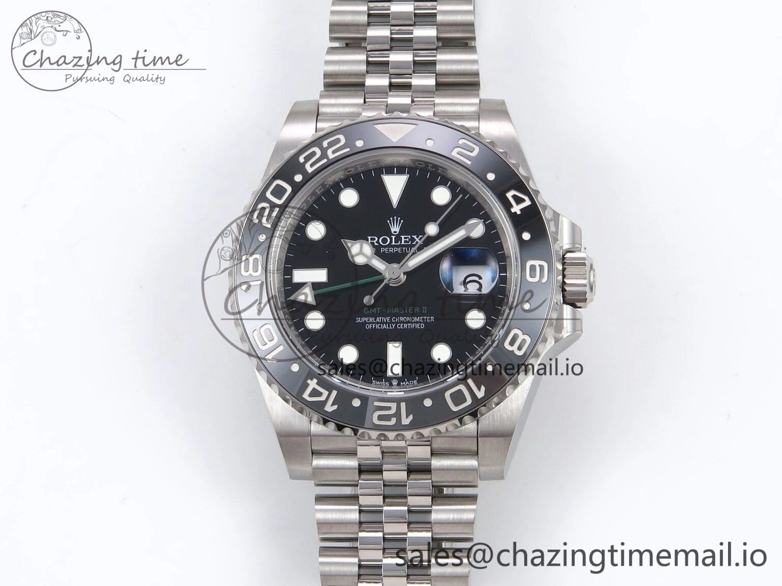 GMT-Master II 126710 GRNR 904L THBF 1:1 Best Edition on Jubilee Bracelet SH3285 CHS