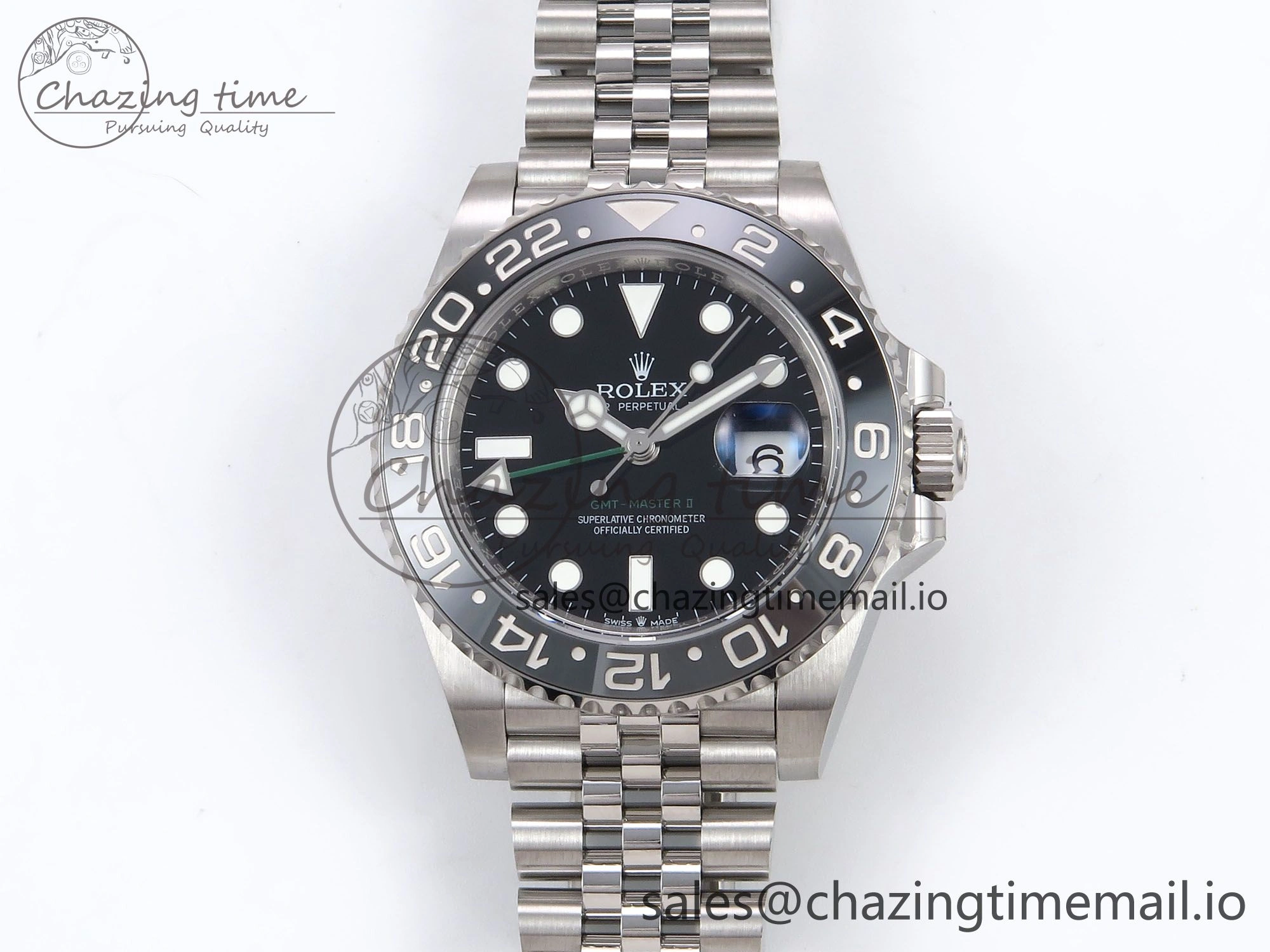 GMT-Master II 126710 GRNR 904L THBF 1:1 Best Edition on Jubilee Bracelet SH3285 CHS