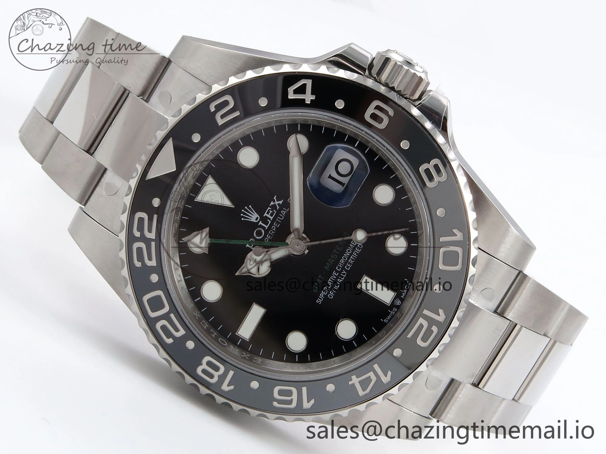 GMT-Master II 126710 GRNR 904L THBF 1:1 Best Edition on Oyster Bracelet SH3285 CHS