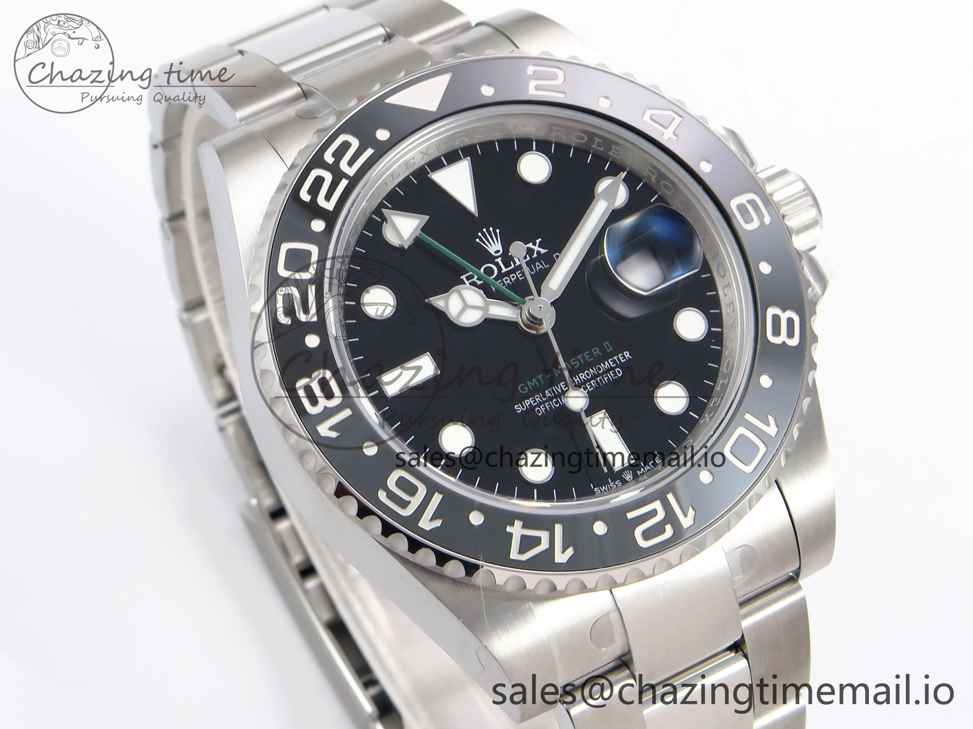 GMT-Master II 126710 GRNR 904L THBF 1:1 Best Edition on Oyster Bracelet SH3285 CHS