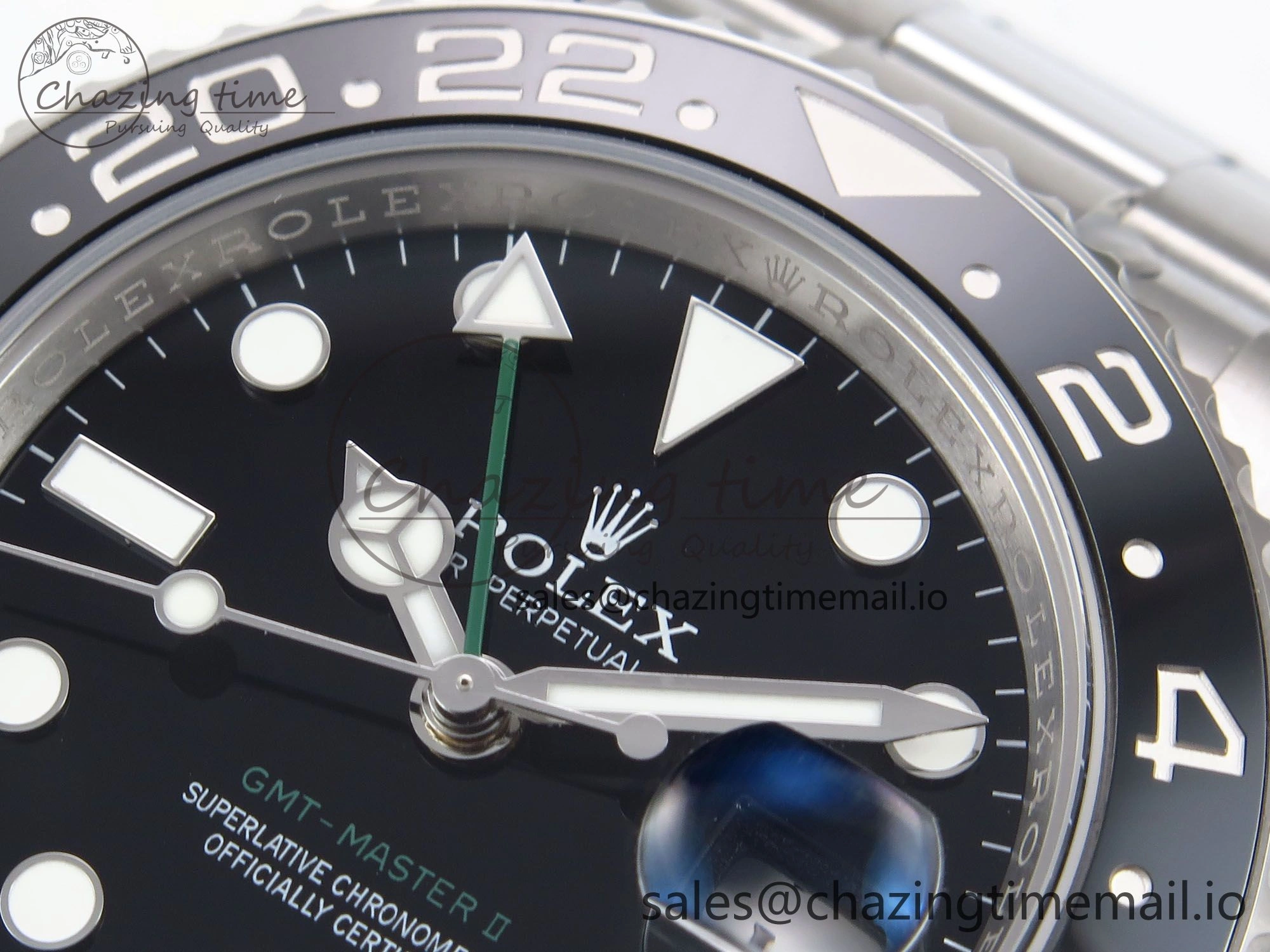 GMT-Master II 126710 GRNR 904L THBF 1:1 Best Edition on Oyster Bracelet SH3285 CHS