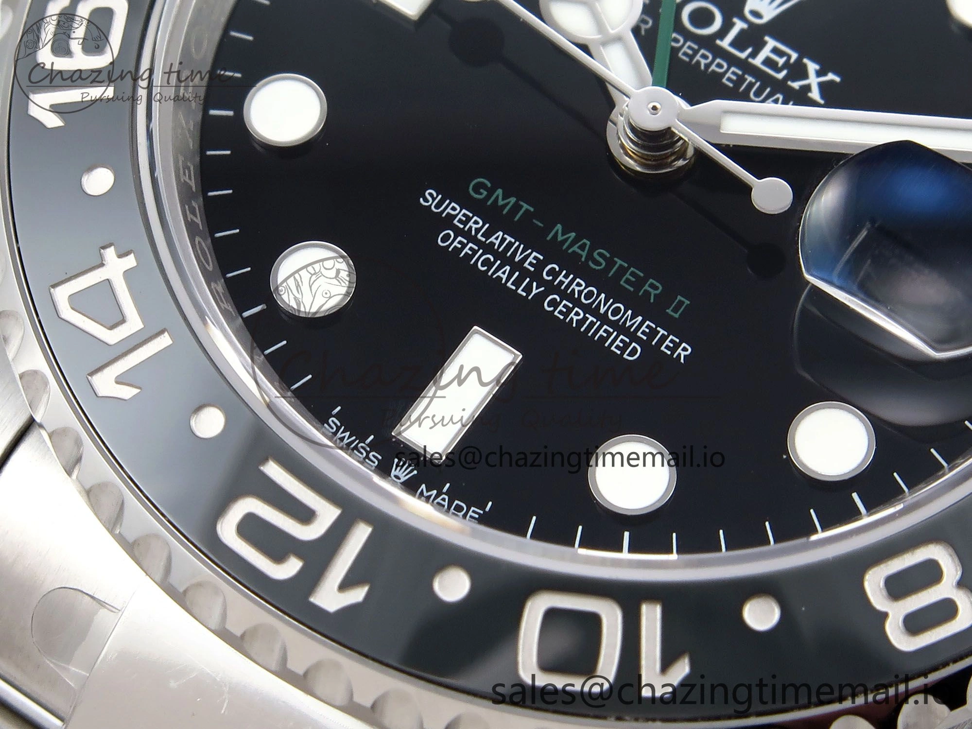 GMT-Master II 126710 GRNR 904L THBF 1:1 Best Edition on Oyster Bracelet SH3285 CHS